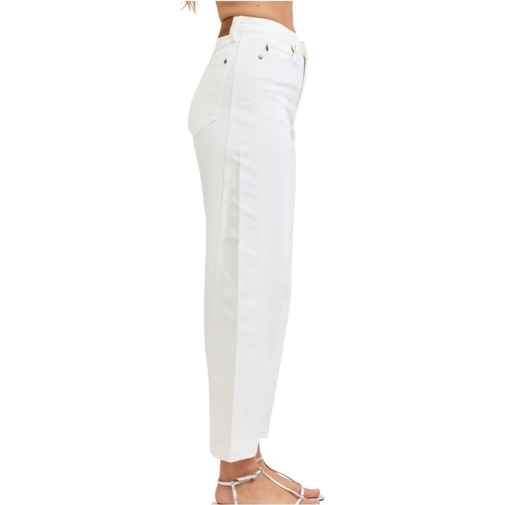 NEW Judy Blue High Waisted Rigid Magic Panel Barrel Jeans Retro Y2K - Picture 2 of 10